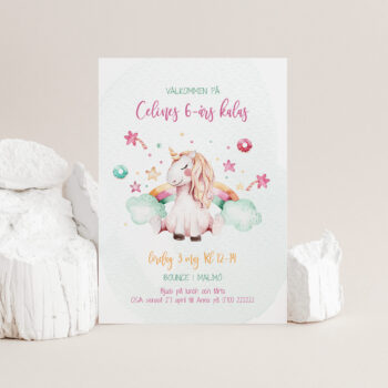 inbjudningskort födelsedag